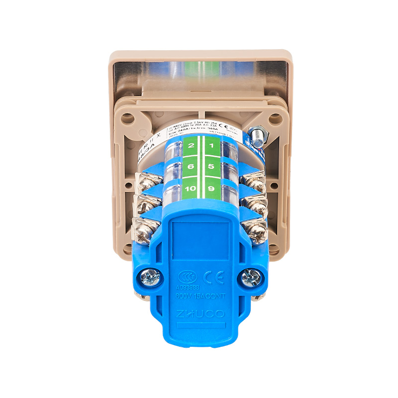 Interruptor de fase de amperímetro de tres secciones ZHUCO SC-68/3A 0RST