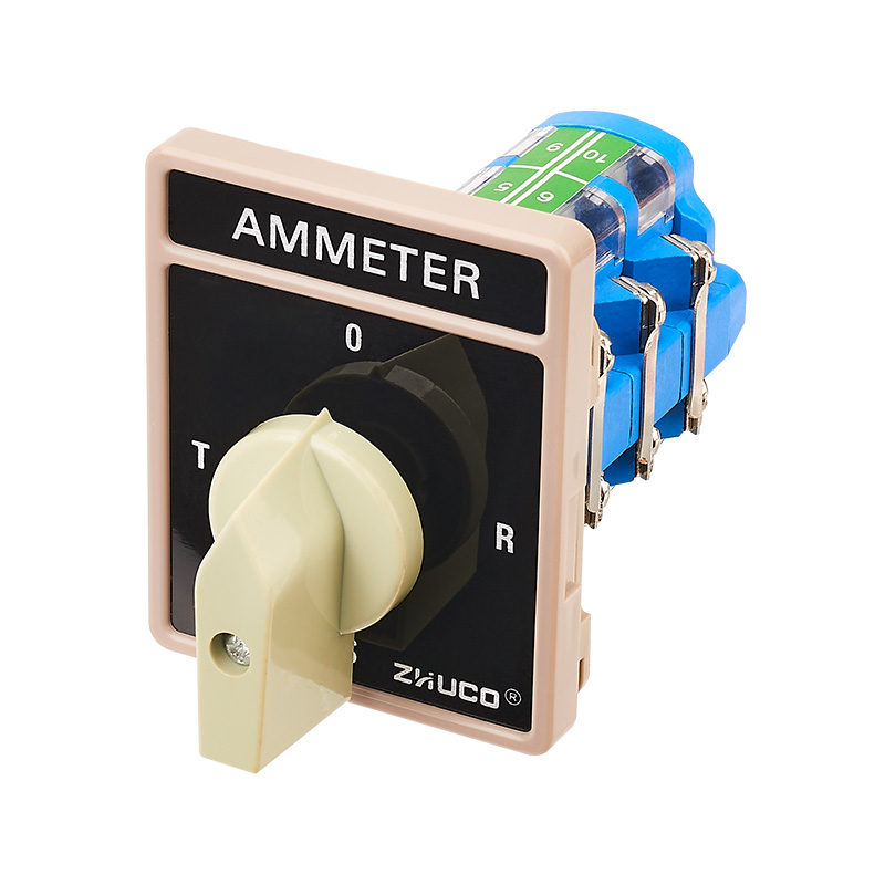 Interruptor de fase de amperímetro de tres secciones ZHUCO SC-68/3A 0RST