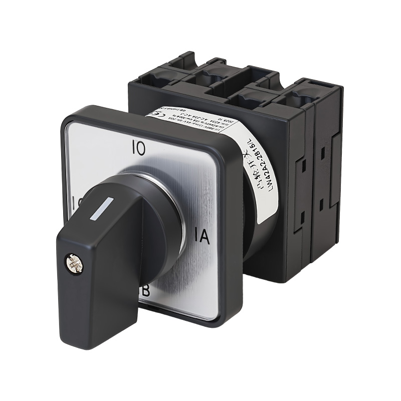 ZHUCO LW42A2-2815/LF406 Interruptor de leva de medición de conversión de corriente trifásica de dos transformadores de corriente con posición cero y sin cable neutro