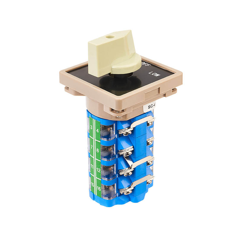 ZHUCO SC-68-B057-4 Interruptor de cambio trifásico de cuatro secciones HI-OFF-LOW