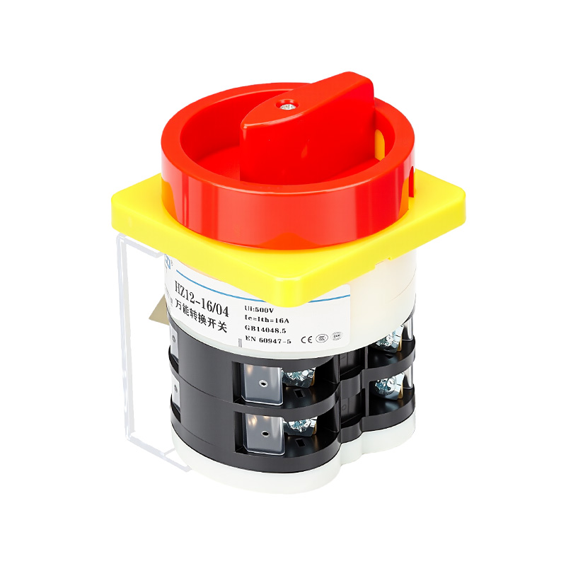 ZHUCO HZ12-16/04 0-1 Interruptor de desconexión de alimentación de dos secciones, dos posiciones y doble bloqueo