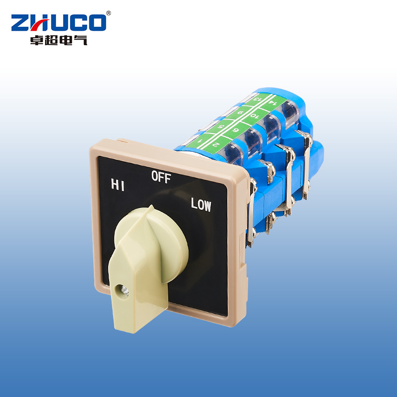 ZHUCO SC-68-B057-4 Interruptor de cambio trifásico de cuatro secciones HI-OFF-LOW