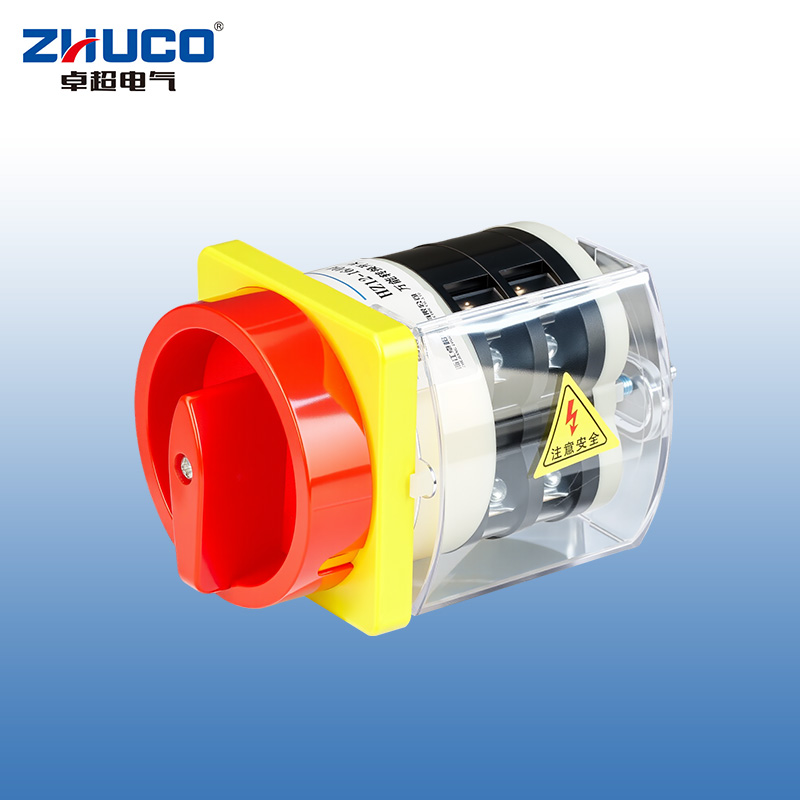 ZHUCO HZ12-16/04 0-1 Interruptor de desconexión de alimentación de dos secciones, dos posiciones y doble bloqueo