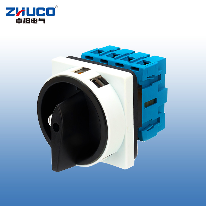 ZHUCO SZD11-25/400010 Disyuntor de carga de cuatro cables trifásico de dos pasos de dos pasos con panel de candado y montaje en panel de candado, color gris y negro