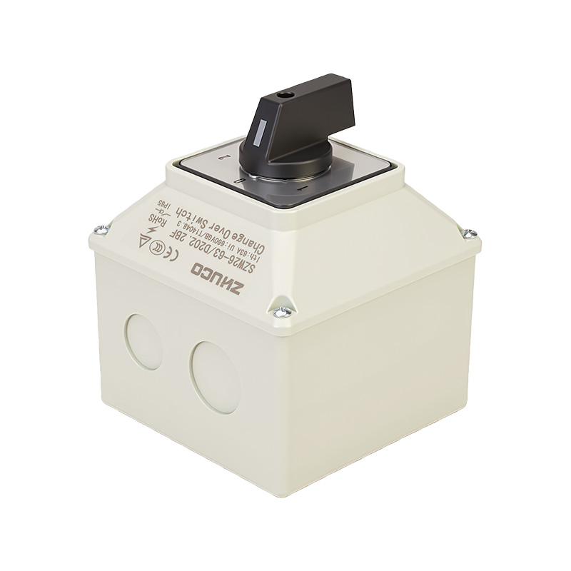 Interruptor de transferencia de protección IP65 de alta corriente ZHUCO SZW26-63/D202.2BF