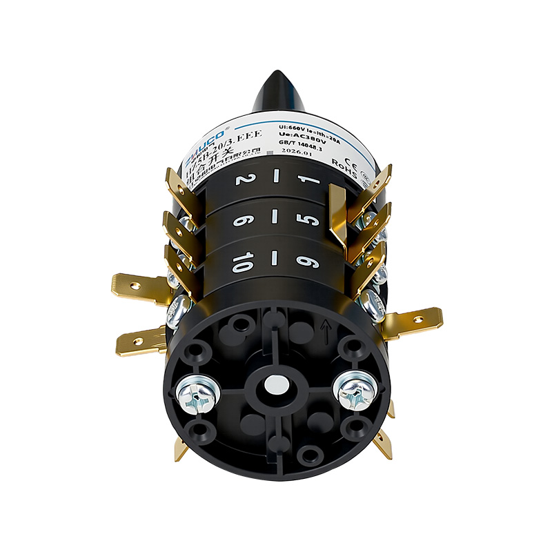 ZHUCO HZ5B-20/3.EEE 0-1-2-3-4 Interruptor combinado de cinco posiciones y tres secciones
