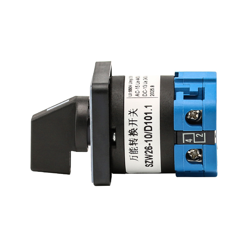 ZHUCO SZW26-10/D101.1 1-0-2 Interruptor de cambio de sección única de tres posiciones