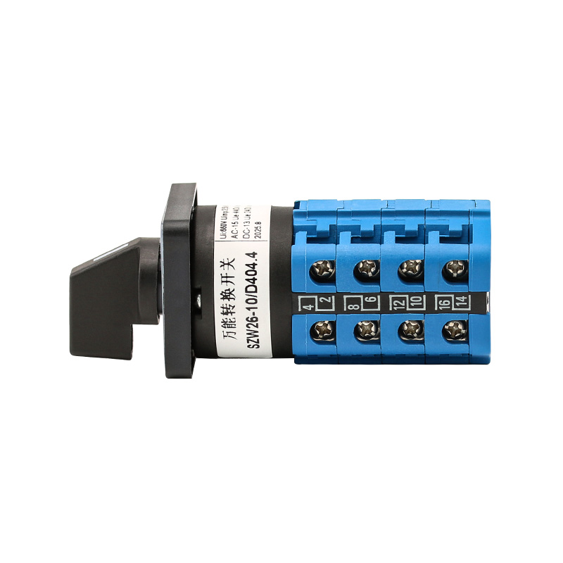 ZHUCO SZW26-10/D404.4 1-0-2 Interruptor de cambio de tres posiciones y cuatro secciones