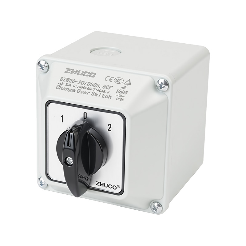 Interruptor de cambio protegido IP65 multicircuito ZHUCO SZW26-20/D505.5CF