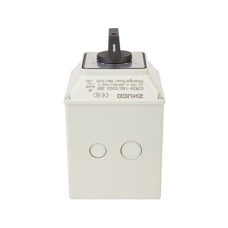 Interruptor de transferencia de protección IP65 de tres circuitos de corriente ultraalta ZHUCO SZW26-160/D303.3BF