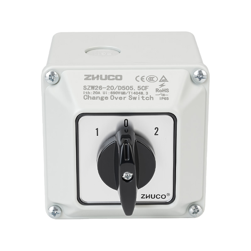Interruptor de cambio protegido IP65 multicircuito ZHUCO SZW26-20/D505.5CF