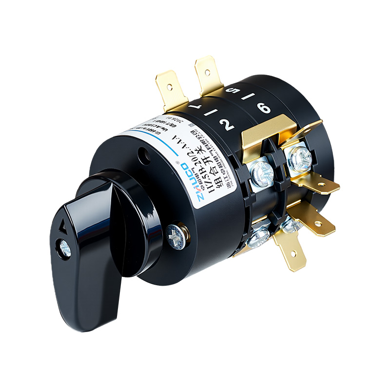 ZHUCO HZ5B-20/2.AAA 1-0-2 Interruptor combinado de tres posiciones y dos secciones