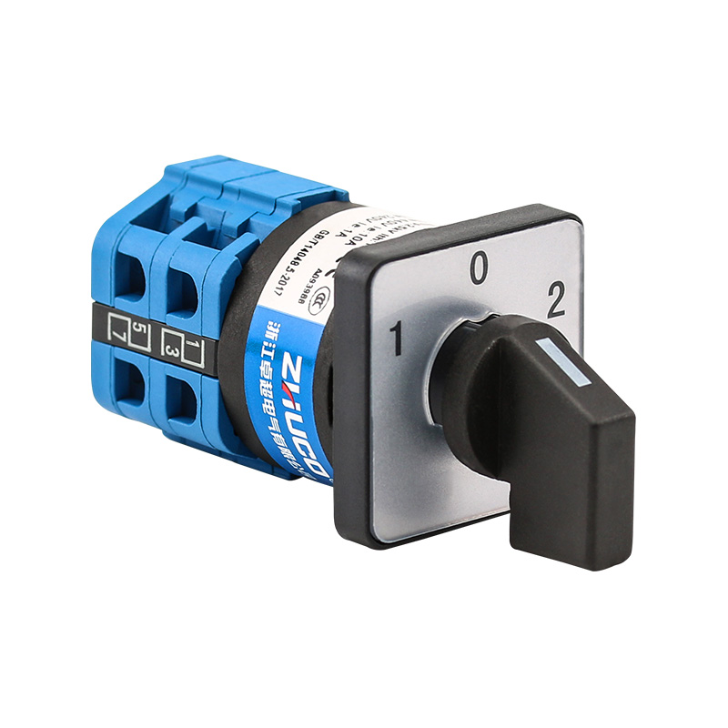 ZHUCO SZW26-10/D202.2 1-0-2 Interruptor de cambio de tres posiciones y dos secciones