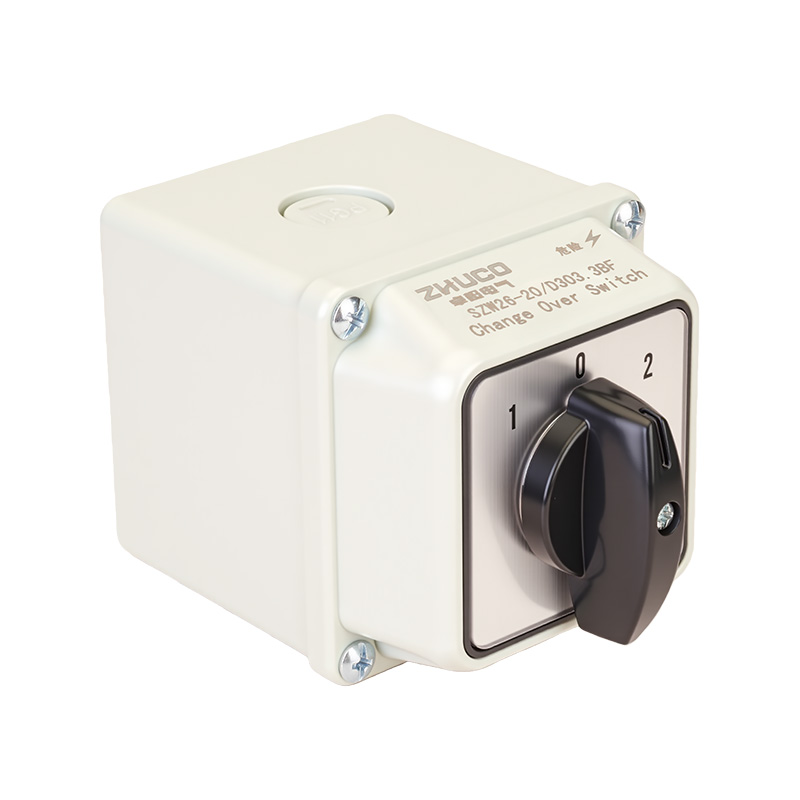 Interruptor de cambio de tres circuitos protegido IP65 ZHUCO SZW26-20/D303.3BF