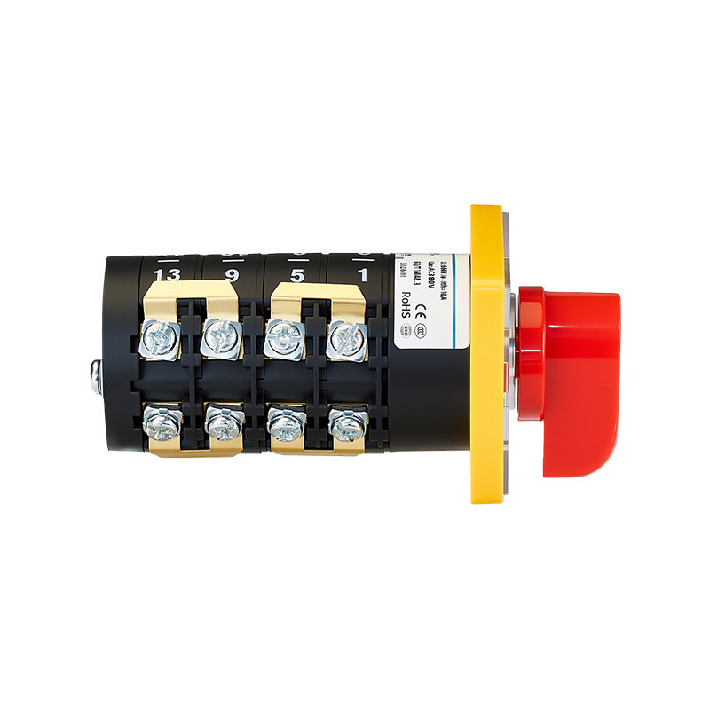 ZHUCO HZ5B-10/M08.4 Interruptor combinado de tres posiciones y cuatro secciones de velocidad rápida/lenta