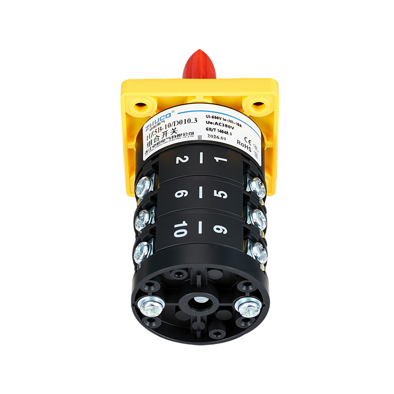 ZHUCO HZ5B-10/D010.3 Interruptor combinado de avance, parada, retroceso, tres posiciones y tres secciones