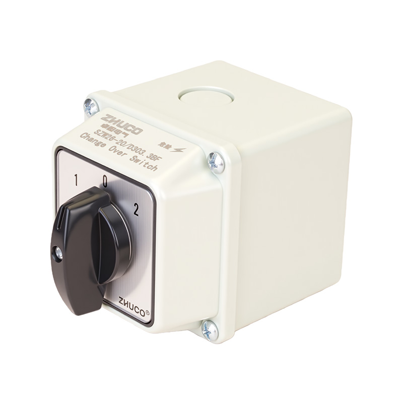 Interruptor de cambio de tres circuitos protegido IP65 ZHUCO SZW26-20/D303.3BF