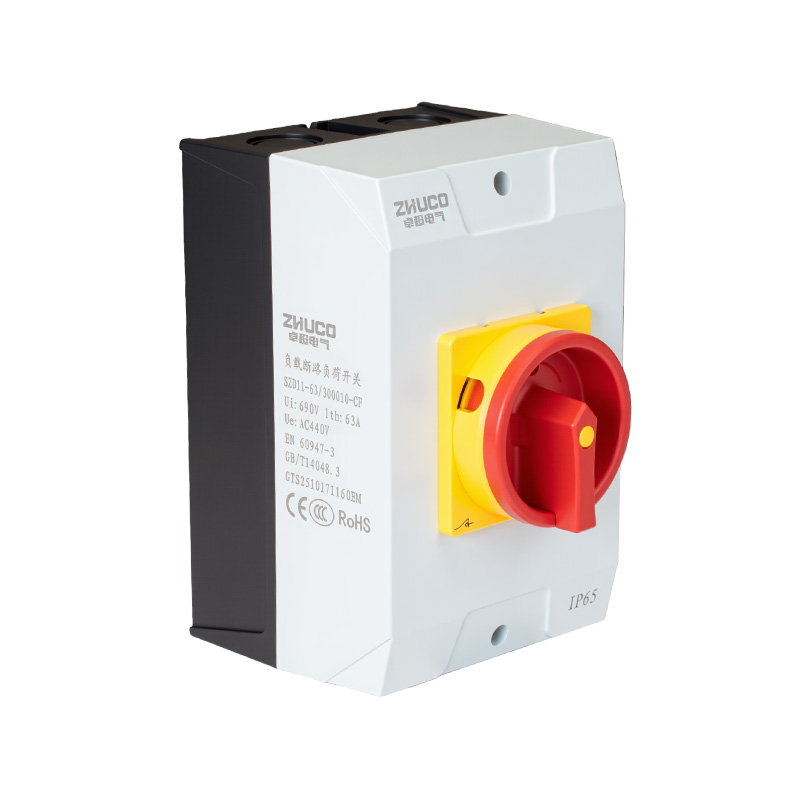 ZHUCO SZD11-63/300010-CF ENCENDIDO encendido/apagado carga descarga interruptor de desconexión