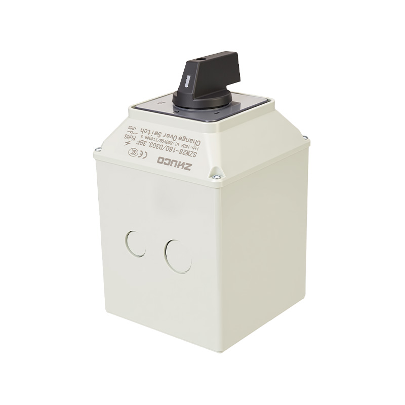 Interruptor de transferencia de protección IP65 de tres circuitos de corriente ultraalta ZHUCO SZW26-160/D303.3BF