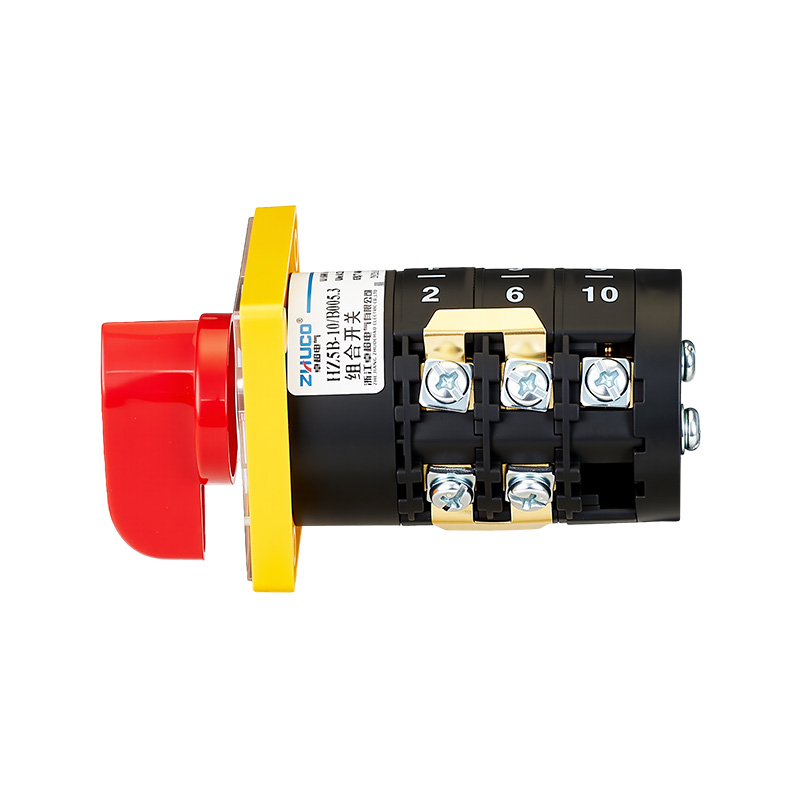 ZHUCO HZ5B-10/B005.3 1-0-2 Interruptor combinado de reinicio automático de tres posiciones y tres secciones