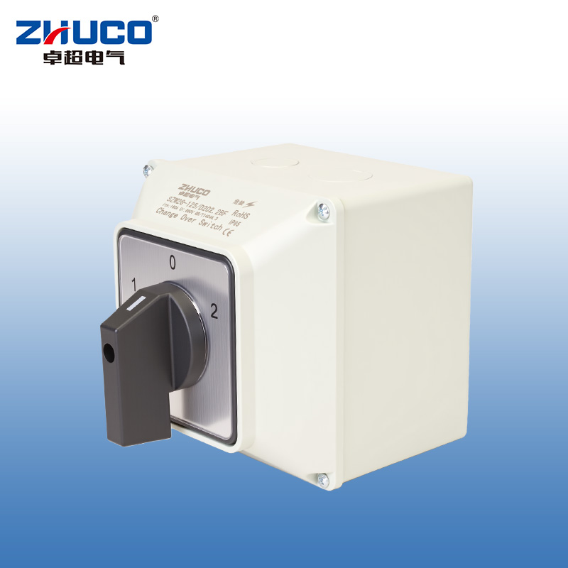 Interruptor de transferencia de protección IP65 de alta corriente ZHUCO SZW26-125/D202.2BF