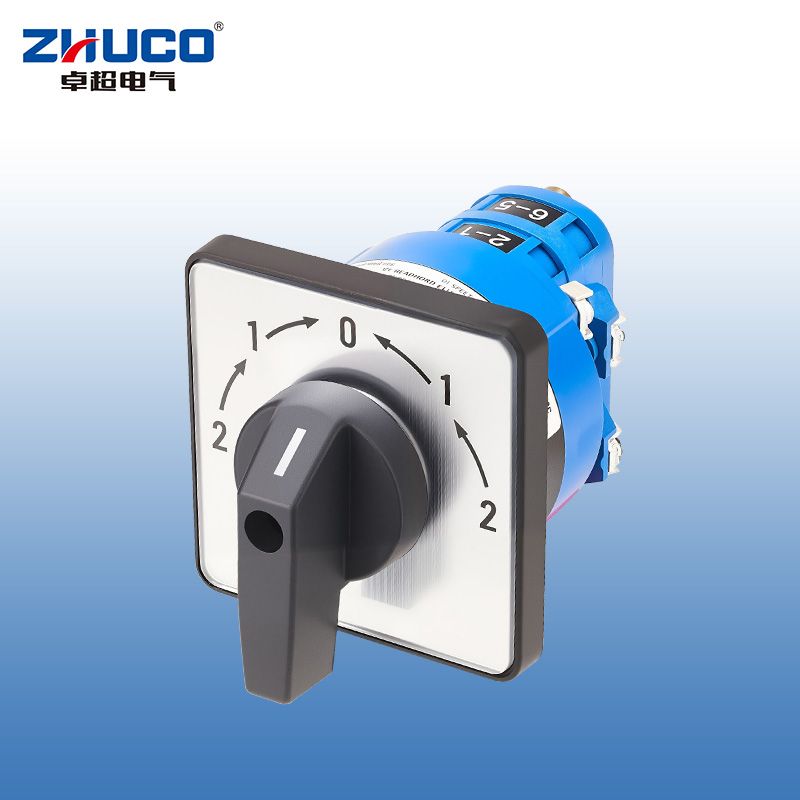 ZHUCO SZW26-16A-B3-11011J.2 Interruptor de cambio de tipo de reinicio de cinco posiciones y dos secciones