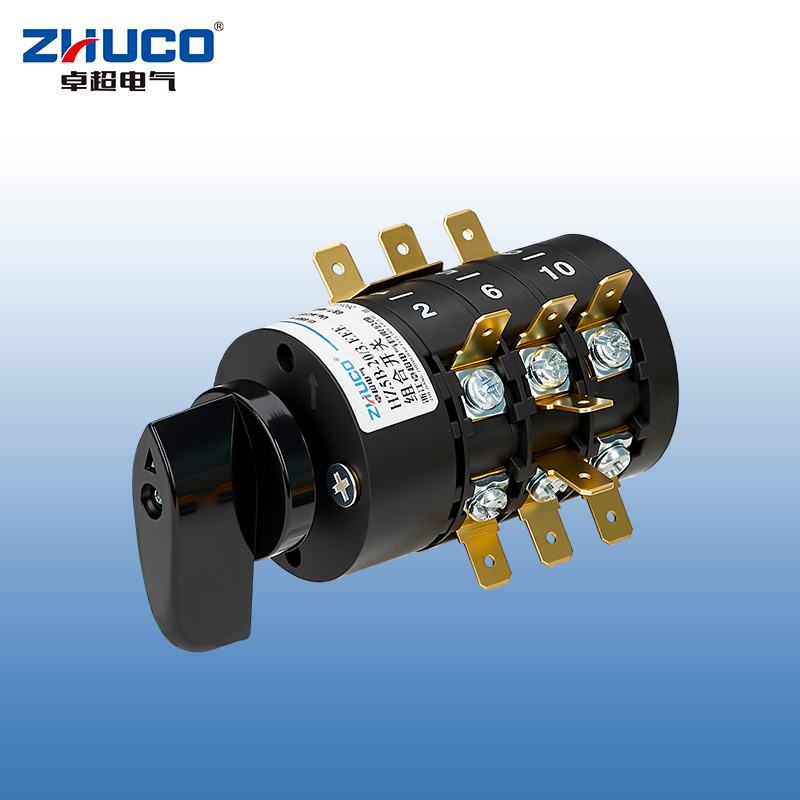 ZHUCO HZ5B-20/3.EEE 0-1-2-3-4 Interruptor combinado de cinco posiciones y tres secciones