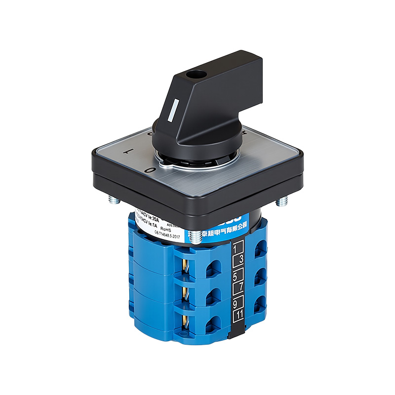 ZHUCO SZW26-20/0-4.3 0-1-2-3-4 Interruptor de cambio de tres secciones y cinco posiciones