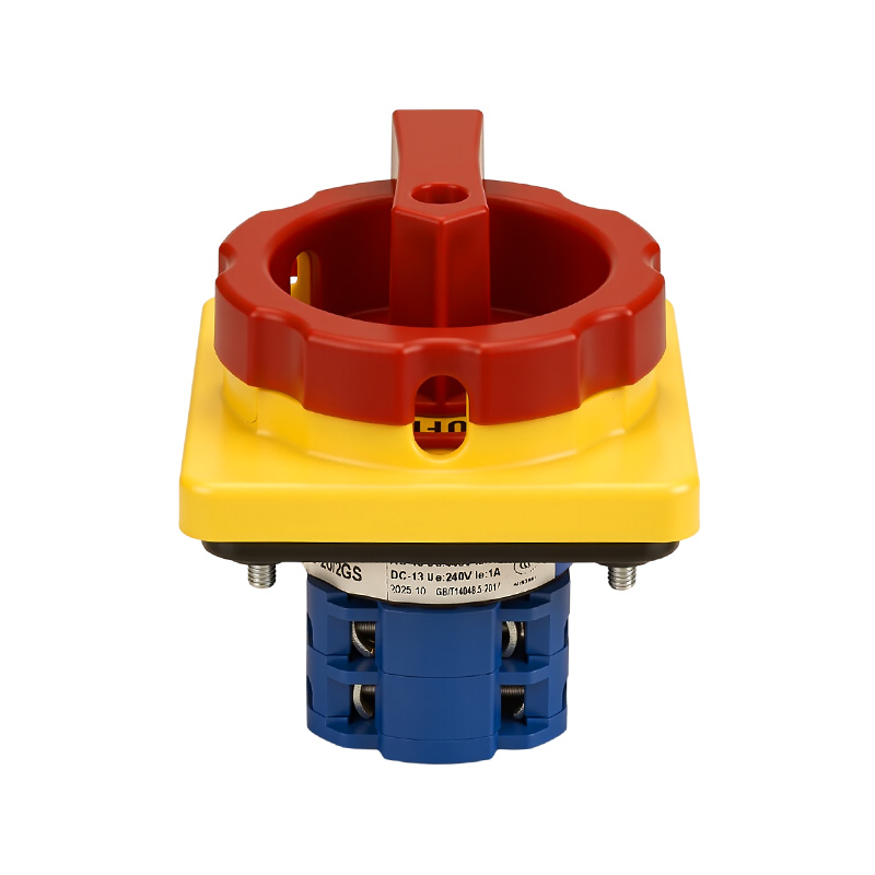 ZHUCO SZW26-20/2GK2 OFF-ON Interruptor de desconexión de alimentación rojo y amarillo de dos posiciones y dos secciones ZHUCO SZW26-20/2GK2 OFF-ON Interruptor de desconexión de alimentación rojo y amarillo de dos posiciones y dos secciones