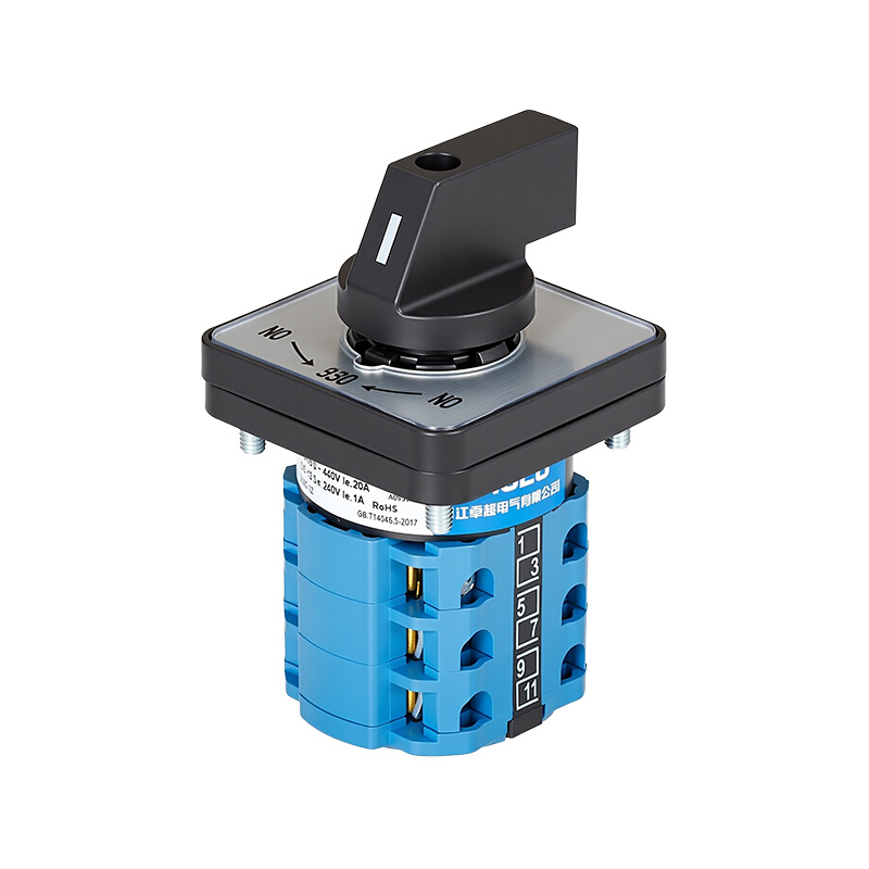 ZHUCO SZW26-20/B303.3 ENCENDIDO-APAGADO-ENCENDIDO Interruptor de conmutación de tres posiciones y tres secciones con reinicio automático