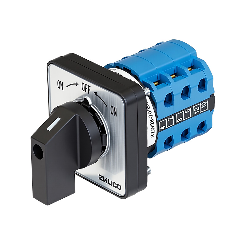 ZHUCO SZW26-20/B303.3 ENCENDIDO-APAGADO-ENCENDIDO Interruptor de conmutación de tres posiciones y tres secciones con reinicio automático
