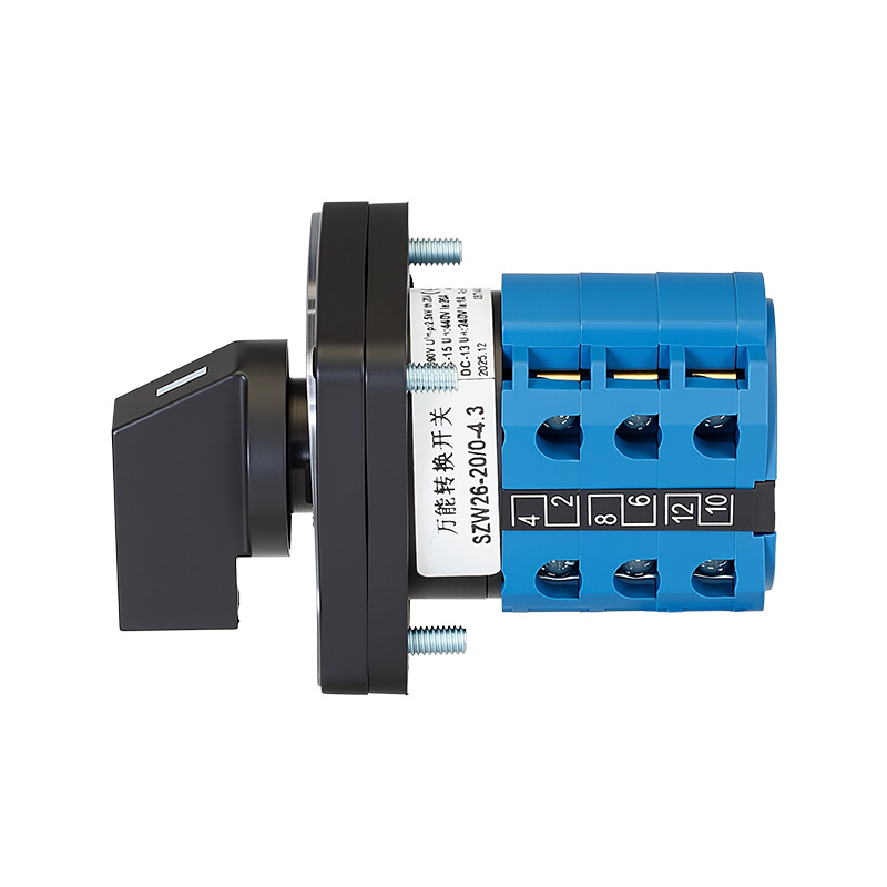 ZHUCO SZW26-20/0-4.3 0-1-2-3-4 Interruptor de cambio de tres secciones y cinco posiciones