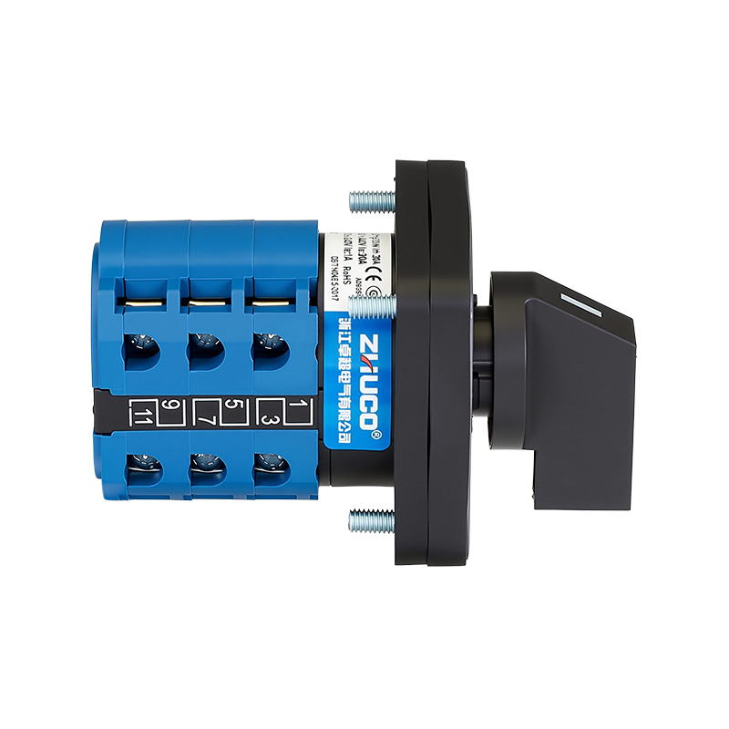 ZHUCO SZW26-20/0-6.3 0-1-2-3-4-5-6 Interruptor de cambio de tres secciones y siete posiciones