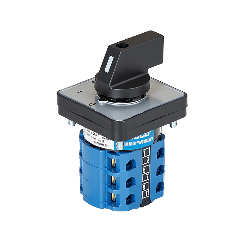 ZHUCO SZW26-20 0-2.3 0-1-2 Interruptor de cambio de tres posiciones y tres secciones