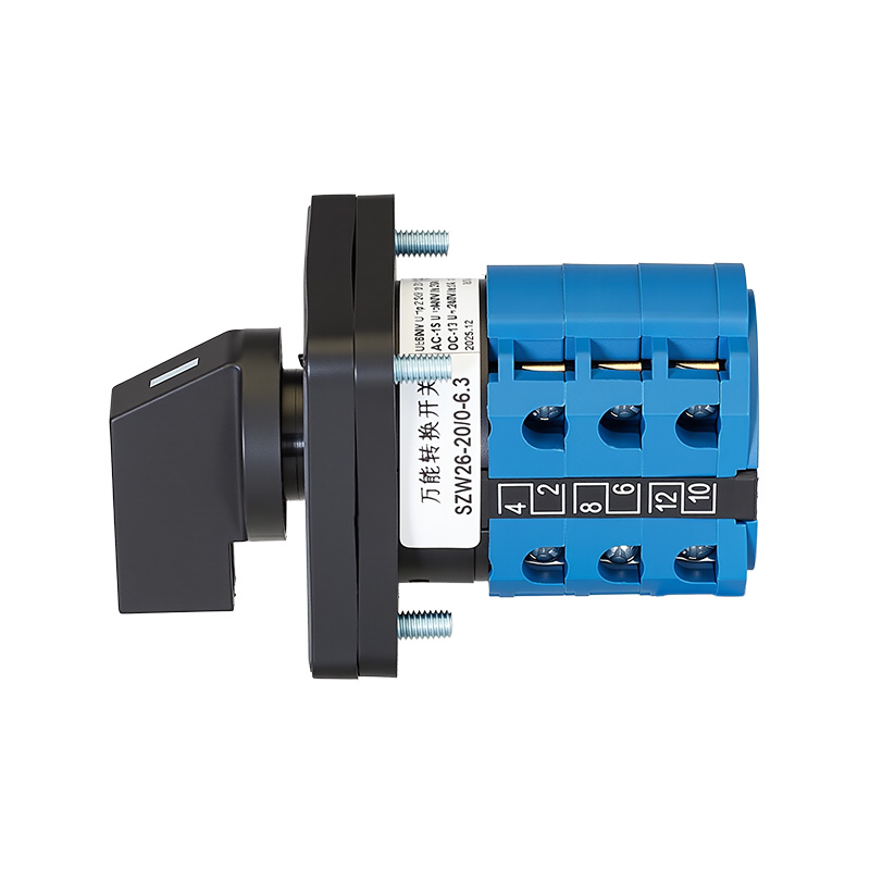 ZHUCO SZW26-20/0-6.3 0-1-2-3-4-5-6 Interruptor de cambio de tres secciones y siete posiciones
