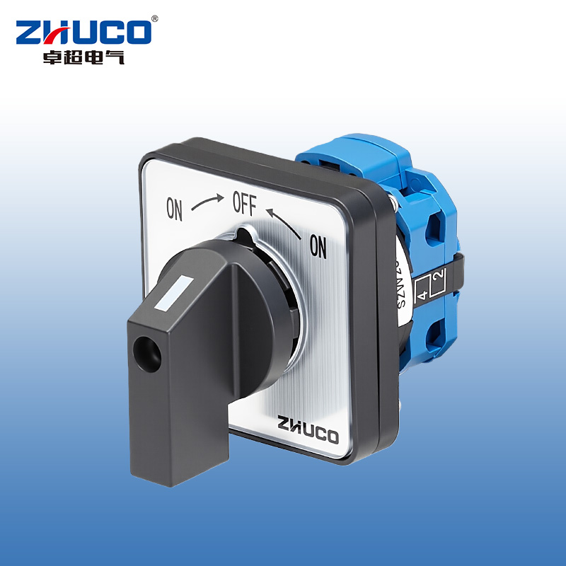 ZHUCO SZW26-20/B101.1 ON-OFF-ON Interruptor de conmutación de reinicio automático de una sección y tres posiciones