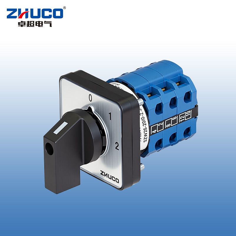 ZHUCO SZW26-20 0-2.3 0-1-2 Interruptor de cambio de tres posiciones y tres secciones