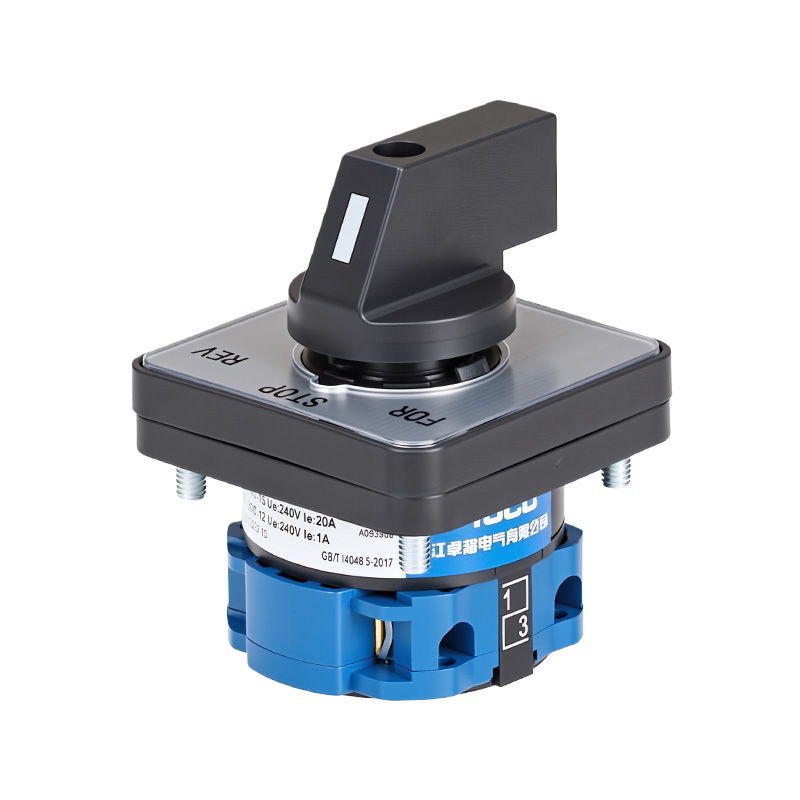 ZHUCO SZW26-20 D101.1 FOR-STOP-REV Interruptor de conmutación de tres posiciones y una sección