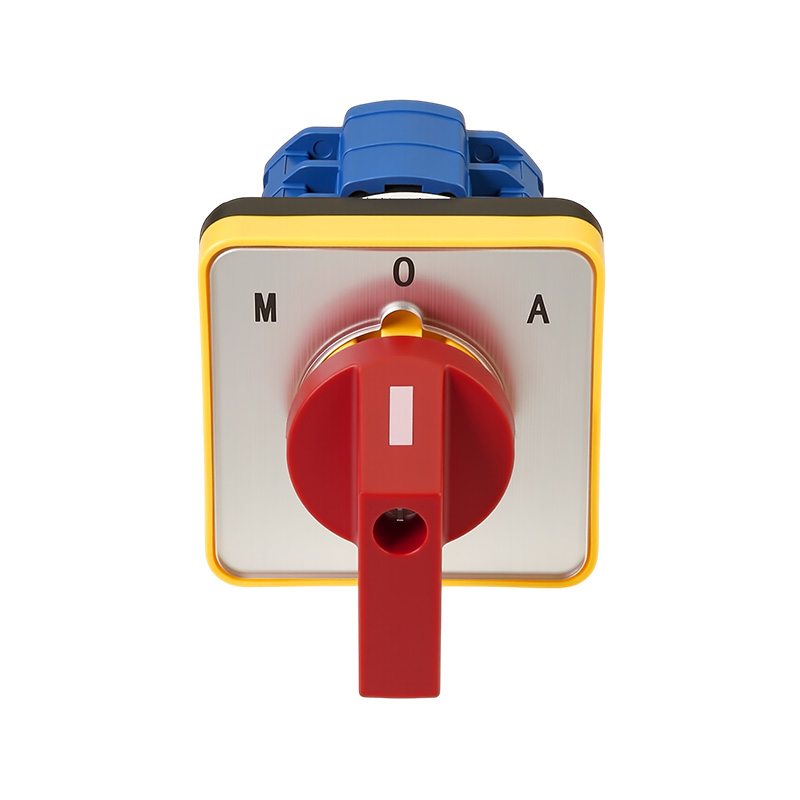 ZHUCO SZW26-20D/202.2 Manija roja con panel plateado 1-0-2 Interruptor de cambio de dos secciones y tres posiciones