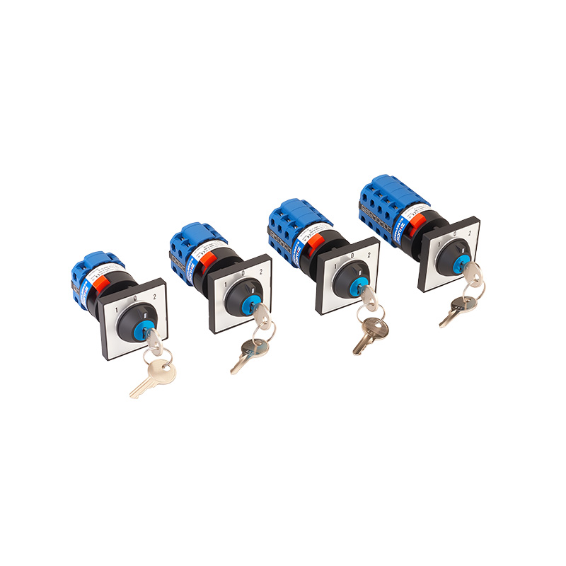 ZHUCO SZW26-20C/D202.2Y Interruptor de cambio de montaje de un solo orificio con bloqueo de dos secciones y tres posiciones