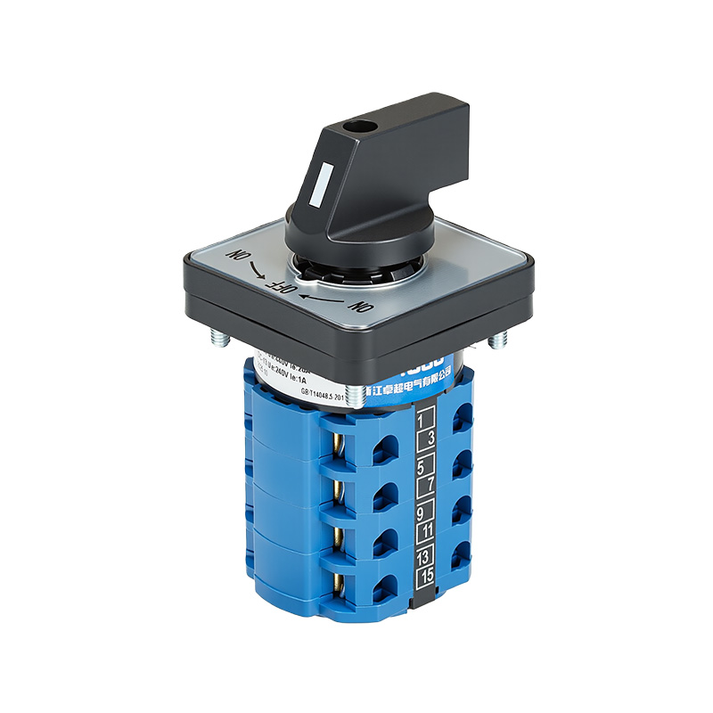 ZHUCO SZW26-20/B404.4 ENCENDIDO-APAGADO-ENCENDIDO Interruptor de conmutación de reinicio automático de cuatro secciones y tres posiciones