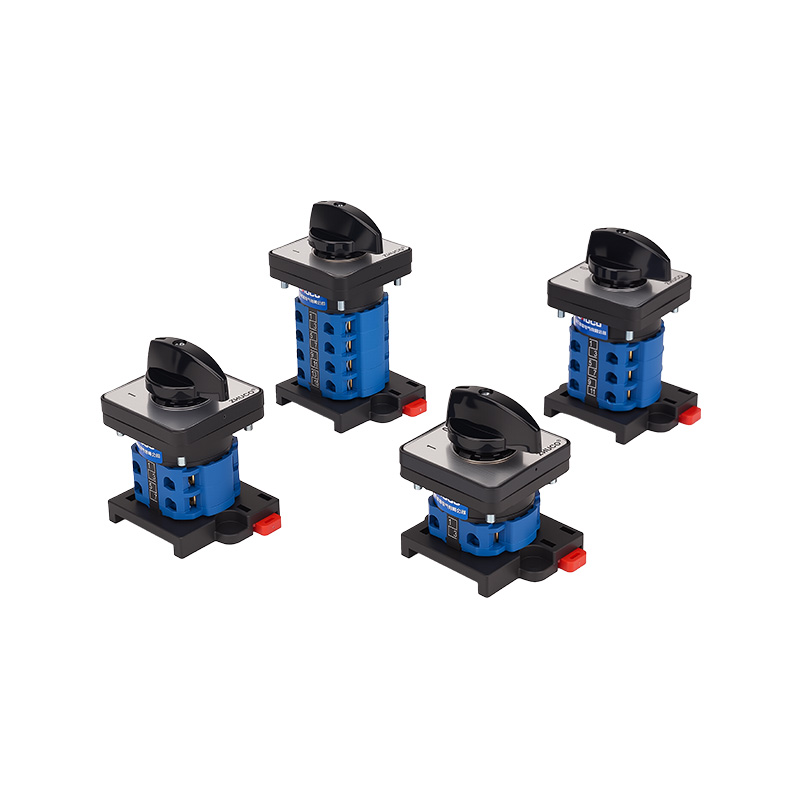 ZHUCO SZW26-20/D101.1-B11R 1-0-2 Interruptor de cambio de montaje de riel de una sección y tres posiciones