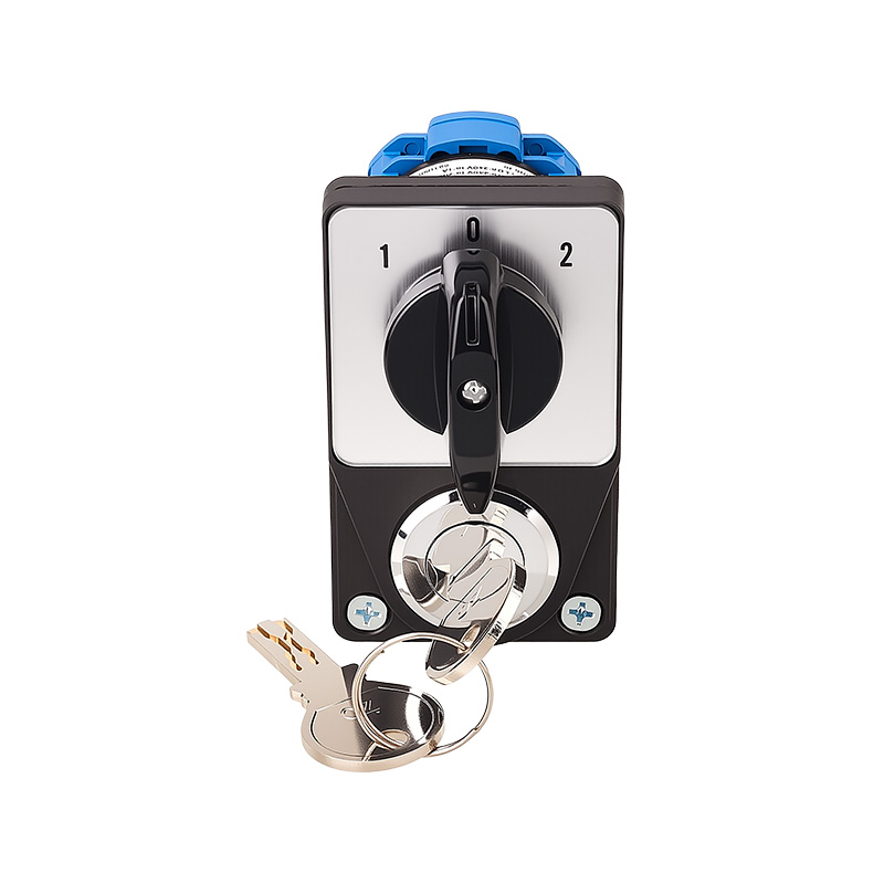 ZHUCO SZW26-20/D101.1YS Interruptor de cambio de sección única de tres posiciones con cerradura electrónica