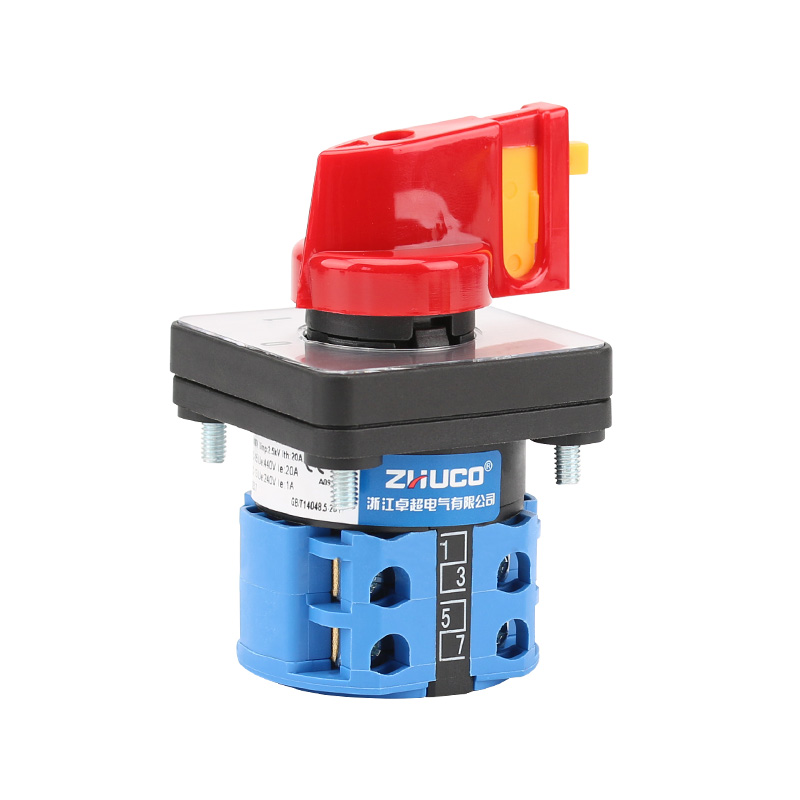 ZHUCO SZW26-20/C04.2-2A11SAE0496220-1F Interruptor de cambio de dos posiciones y dos secciones con bloqueo por empuje