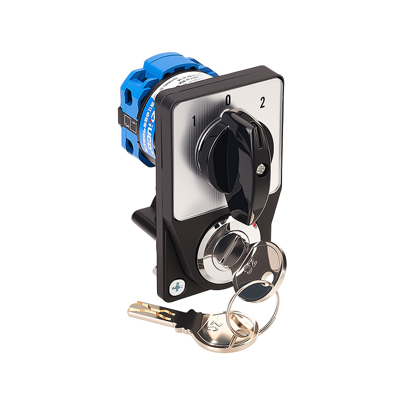 ZHUCO SZW26-20/D101.1YS Interruptor de cambio de sección única de tres posiciones con cerradura electrónica