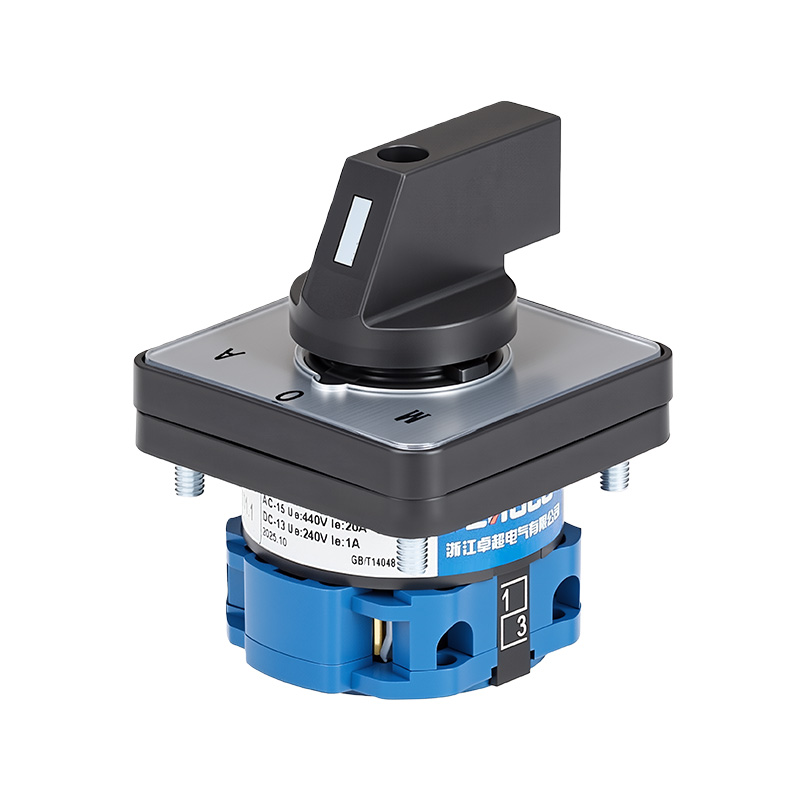 ZHUCO SZW26-20/D101.1 MOA Interruptor de cambio de tres posiciones y una sección