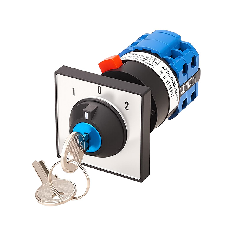 ZHUCO SZW26-20C/D202.2Y Interruptor de cambio de montaje de un solo orificio con bloqueo de dos secciones y tres posiciones