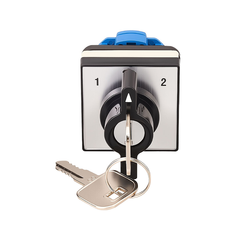 ZHUCO SZW26-20 D101.1Y Interruptor de cambio de montaje de cuatro orificios y tres posiciones y una sección con cerradura