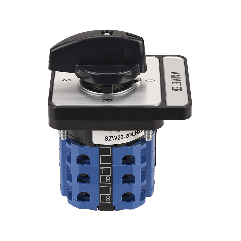 ZHUCO SZW26-20/LH3.3 Interruptor de cambio de corriente de tres canales de tres posiciones y tres posiciones con panel largo redondo 0RST