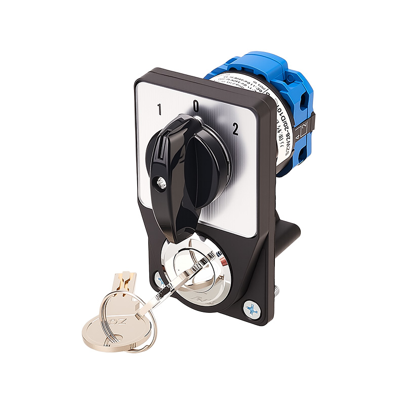 ZHUCO SZW26-20/D101.1YS Interruptor de cambio de sección única de tres posiciones con cerradura electrónica